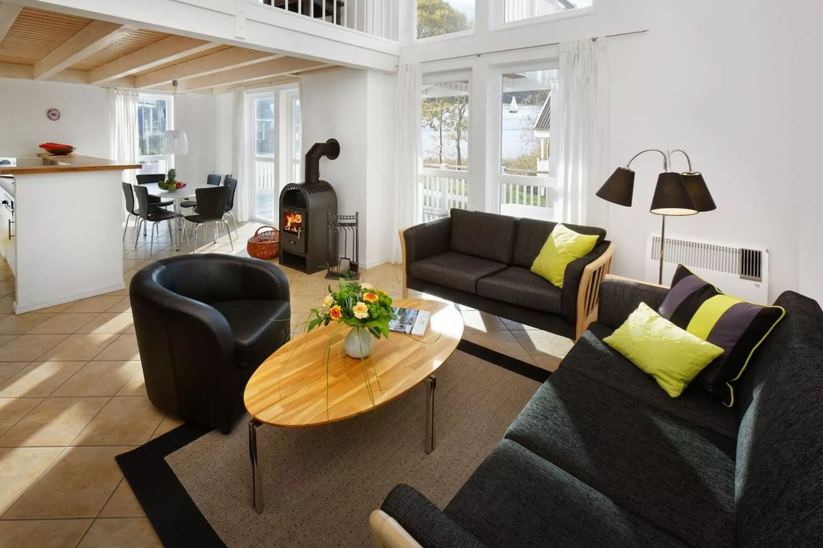 Ferienhaus Fünen im Schlosspark-Woonkamer