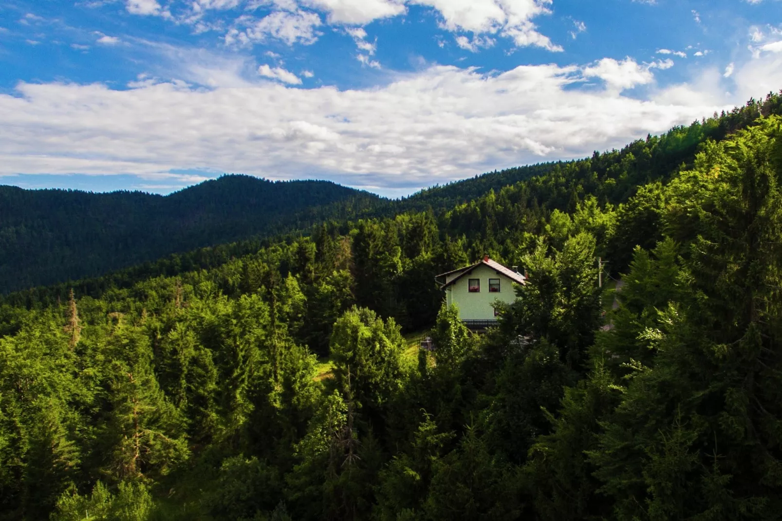 House Kozji Vrh-Buitenkant zomer