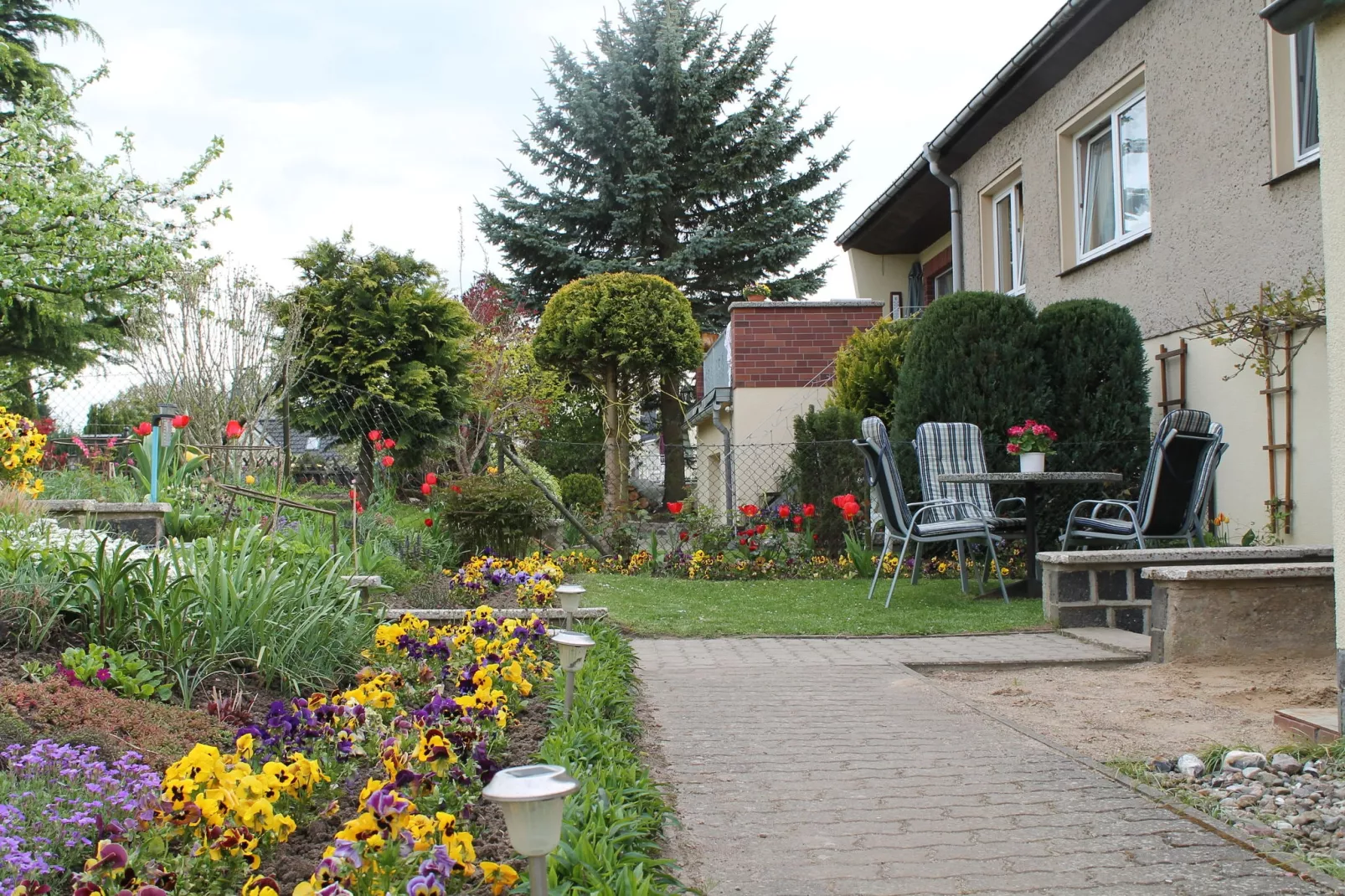 An der Bamburg-Tuinen zomer