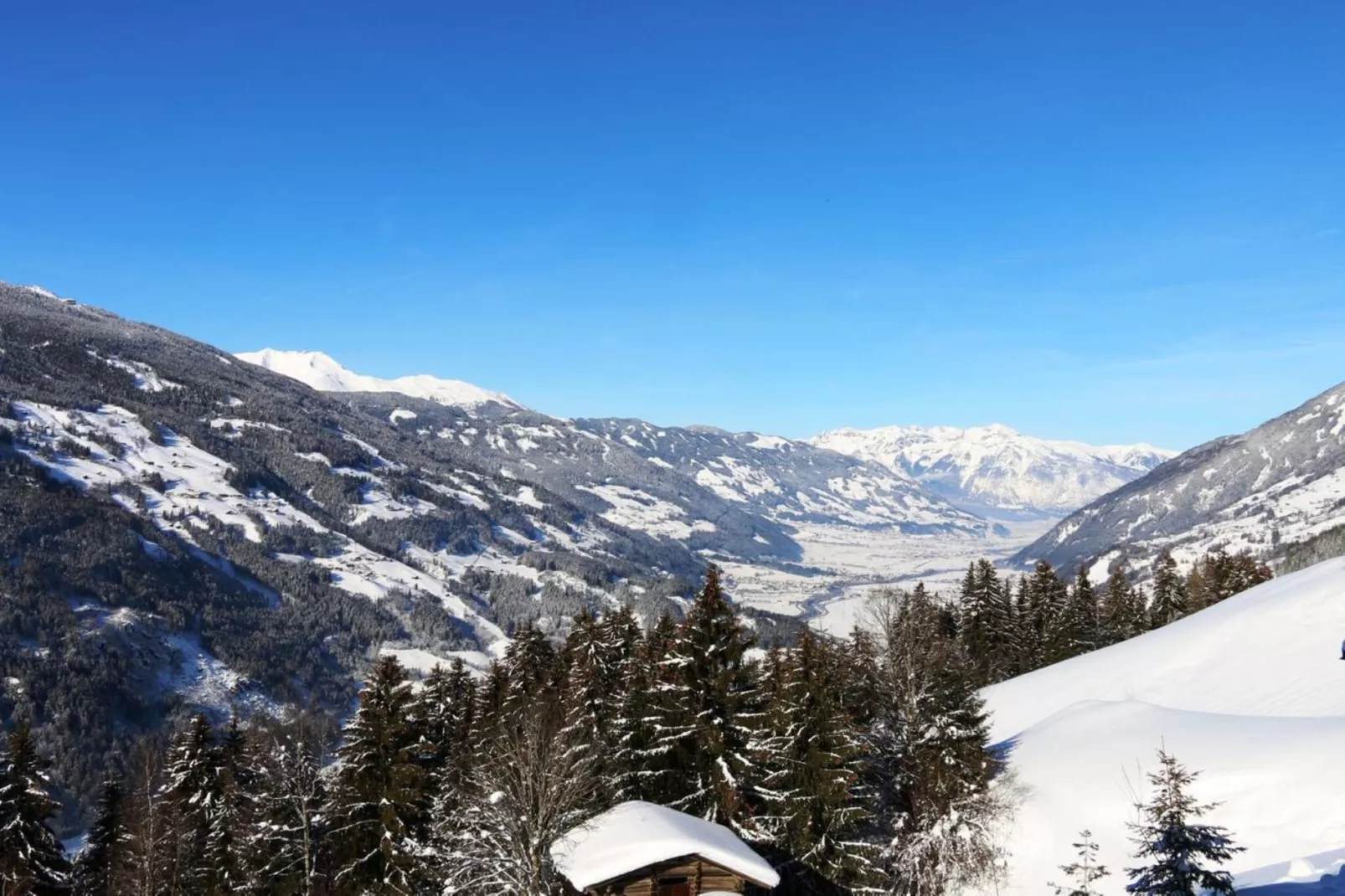 Ferienwohnung Talblick - Dornauer-Uitzicht winter