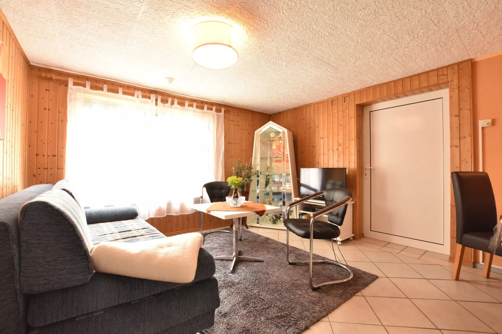 Ferienbungalow Kröpelin-Woonkamer