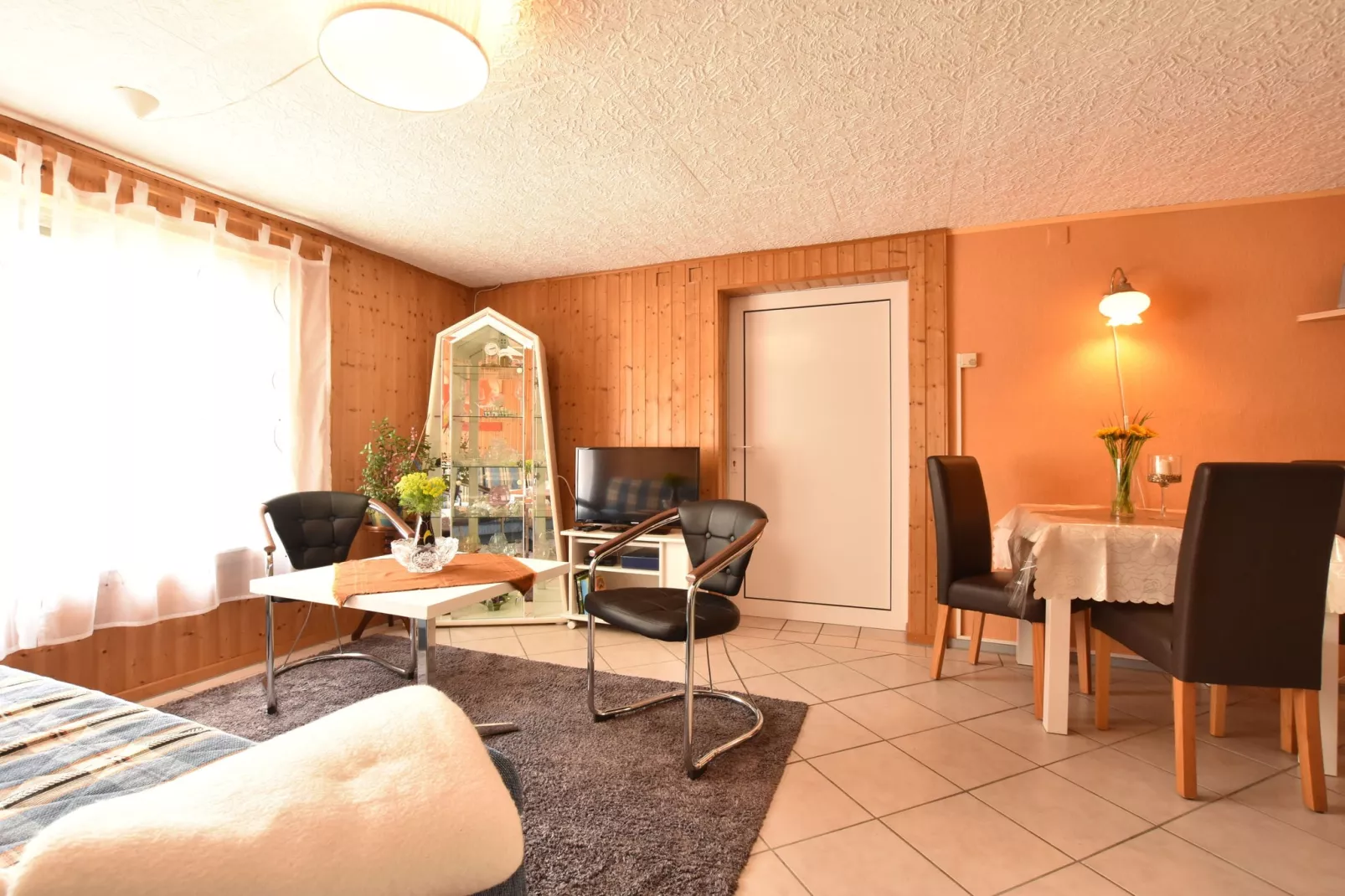 Ferienbungalow Kröpelin-Woonkamer