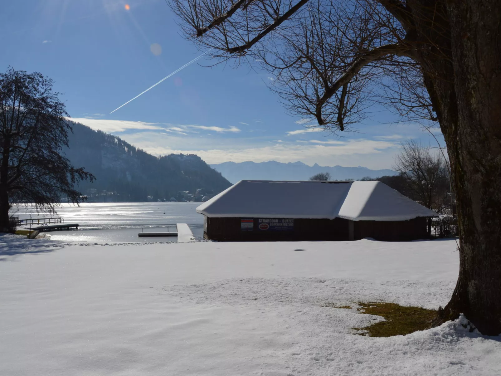 Appartement Ossiacherseeblick mit Sauna-Buiten