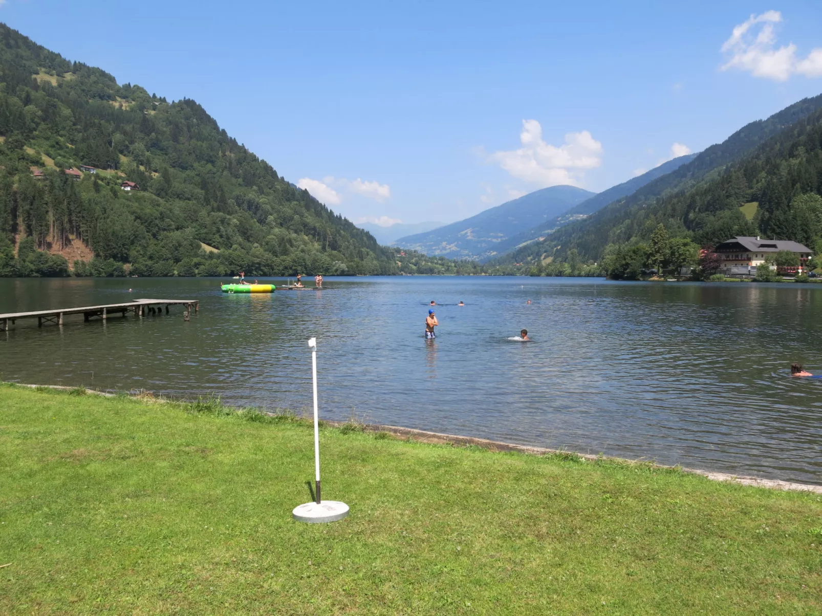 Appartement Ossiacherseeblick mit Sauna-Omgeving