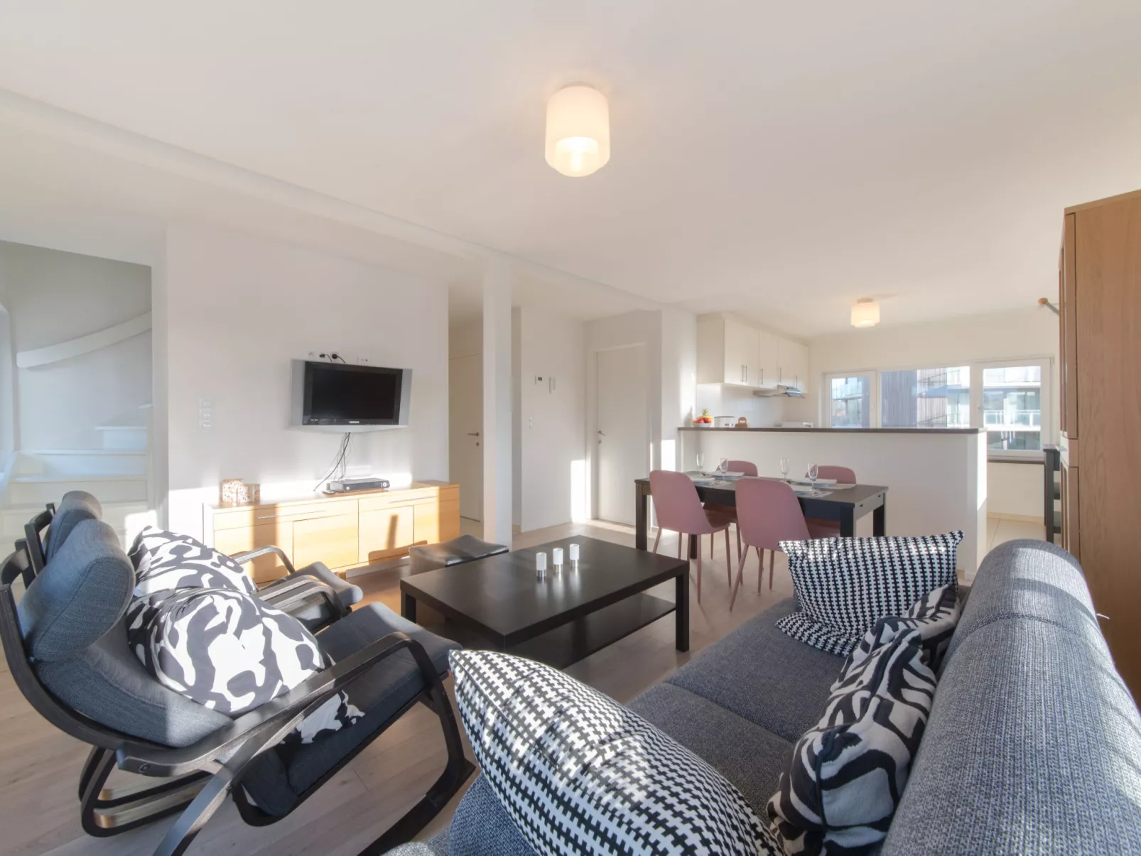 De Zeegloed duplex with parking-Binnen
