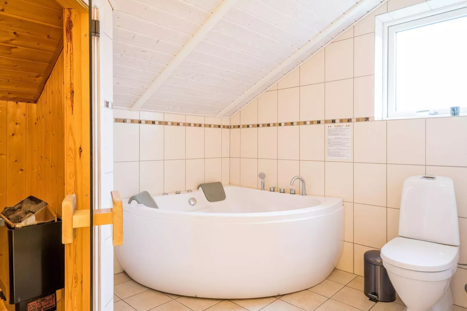 8 persoons vakantie huis in Blåvand-Sauna