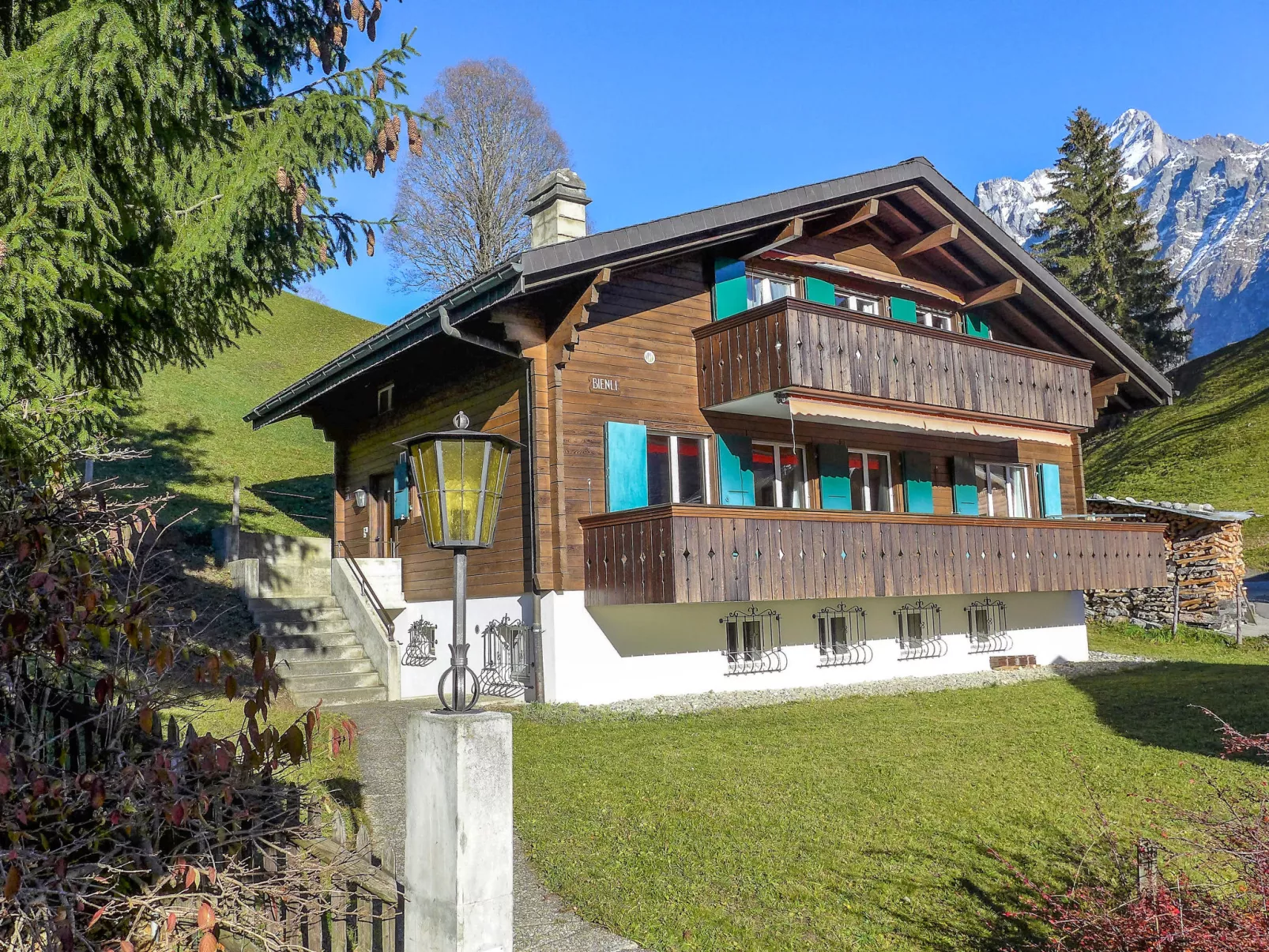 Chalet Bienli-Buiten