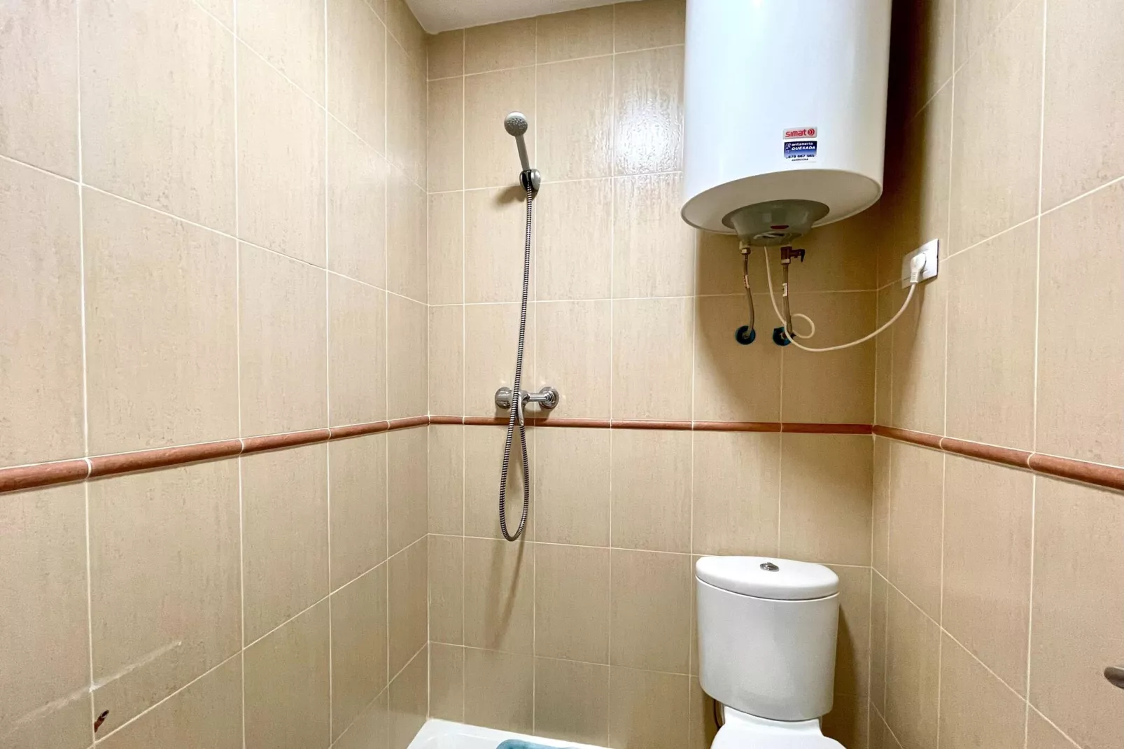Apto con piscina en Vera playa - Badkamer