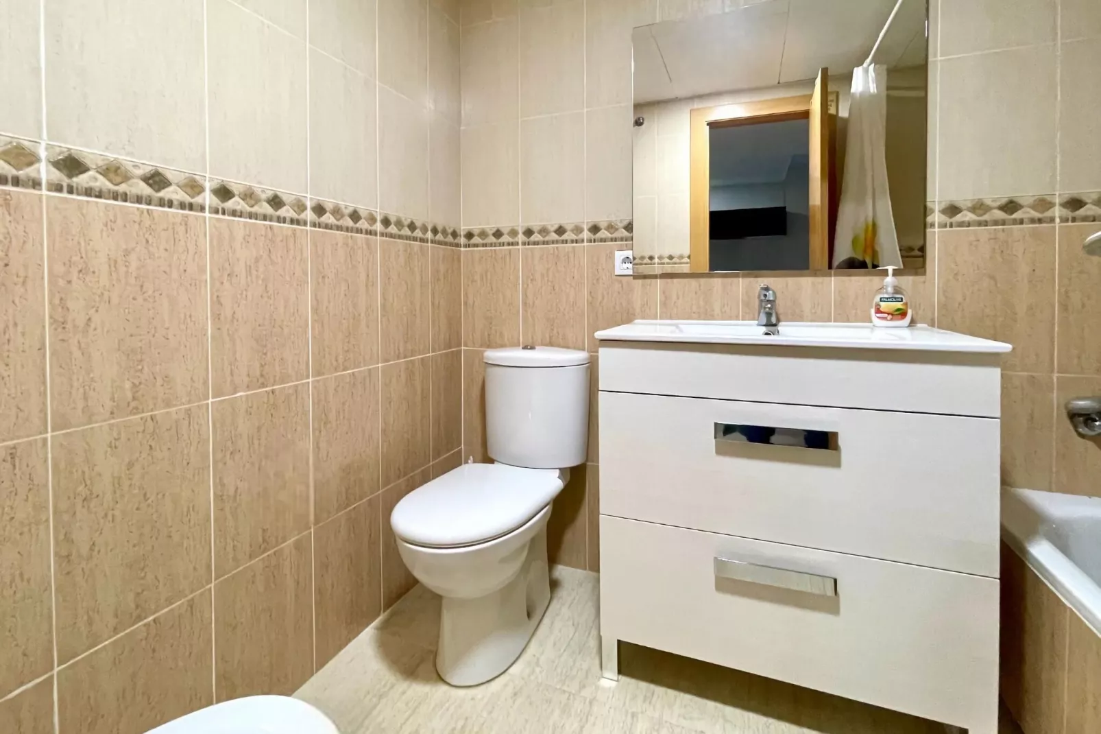 Apto con piscina en Vera playa - Badkamer