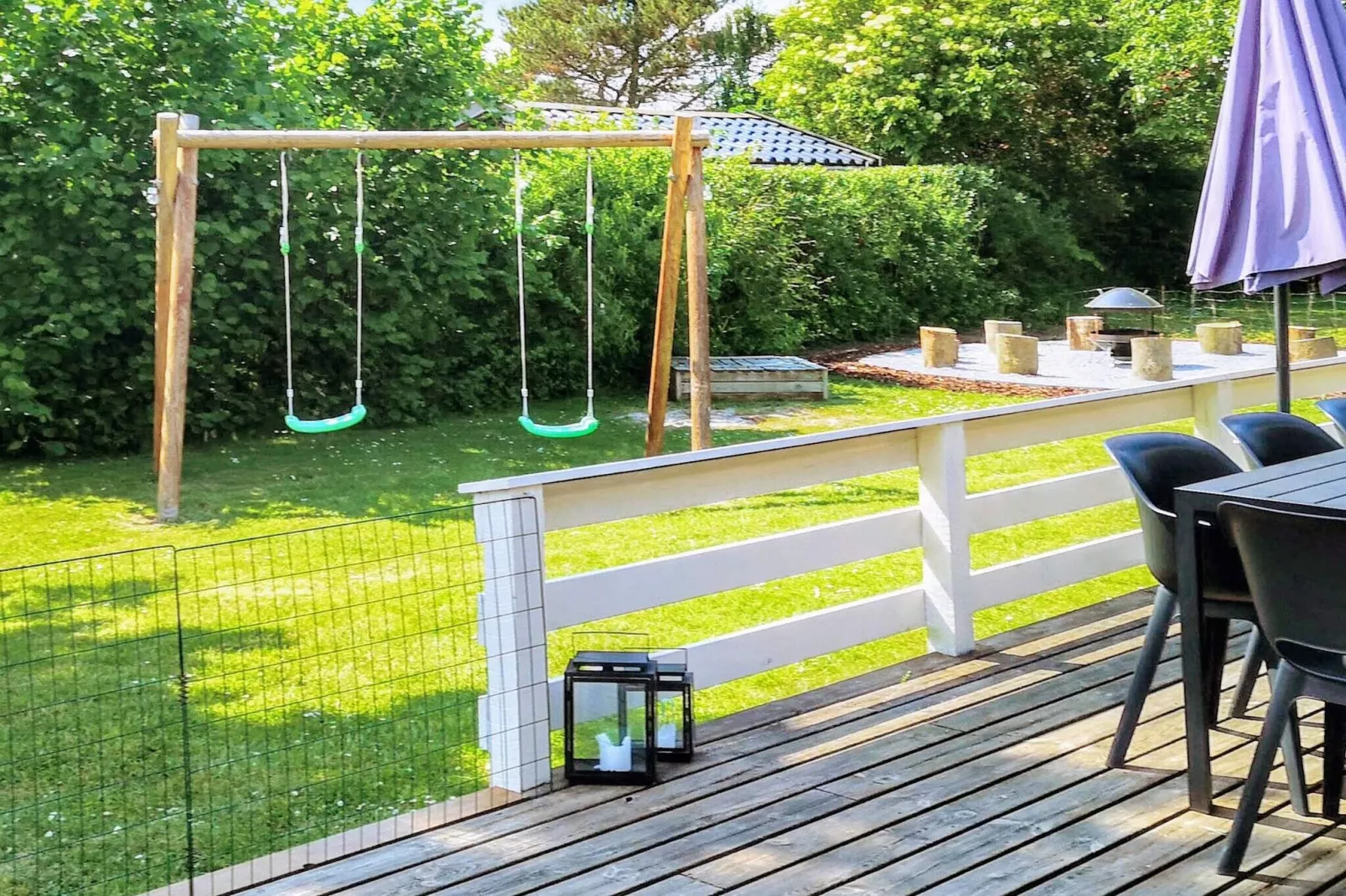 Gezellig toevluchtsoord in Skovmose-Buitenlucht