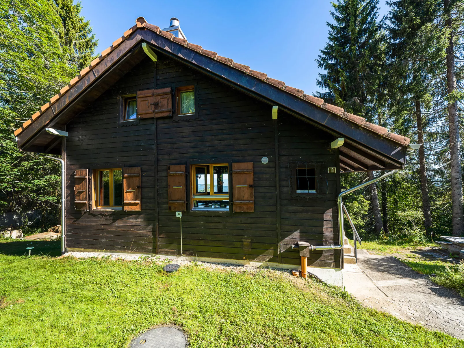 Chalet de la Vue des Alpes-Buiten