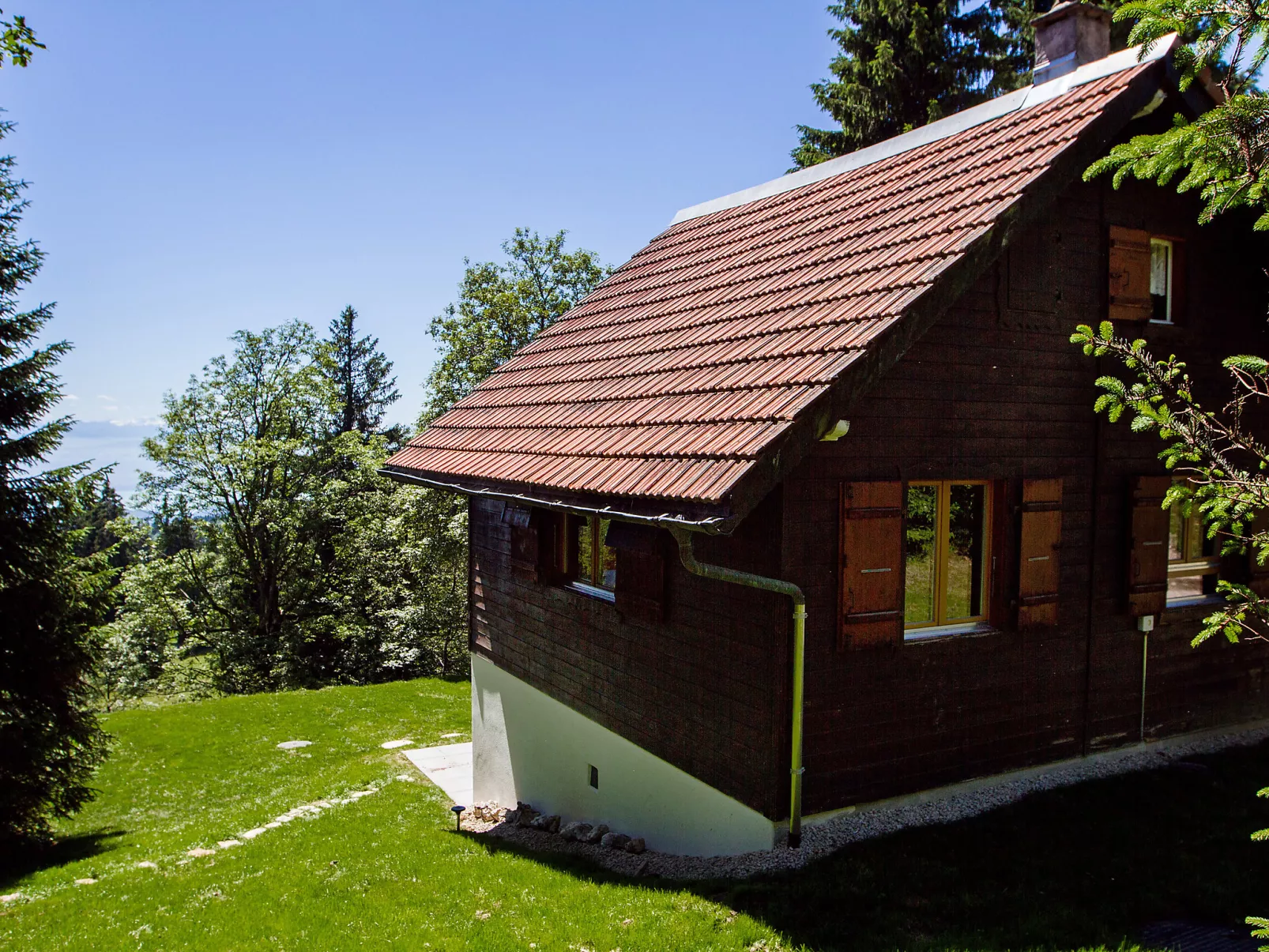 Chalet de la Vue des Alpes-Buiten