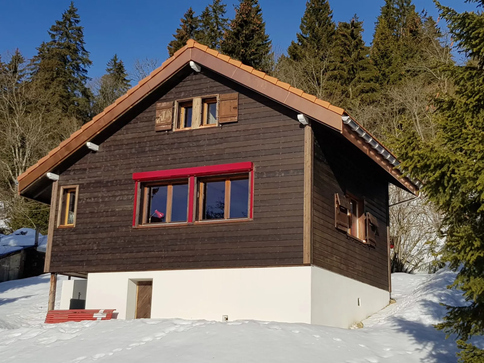 Chalet de la Vue des Alpes-Buiten