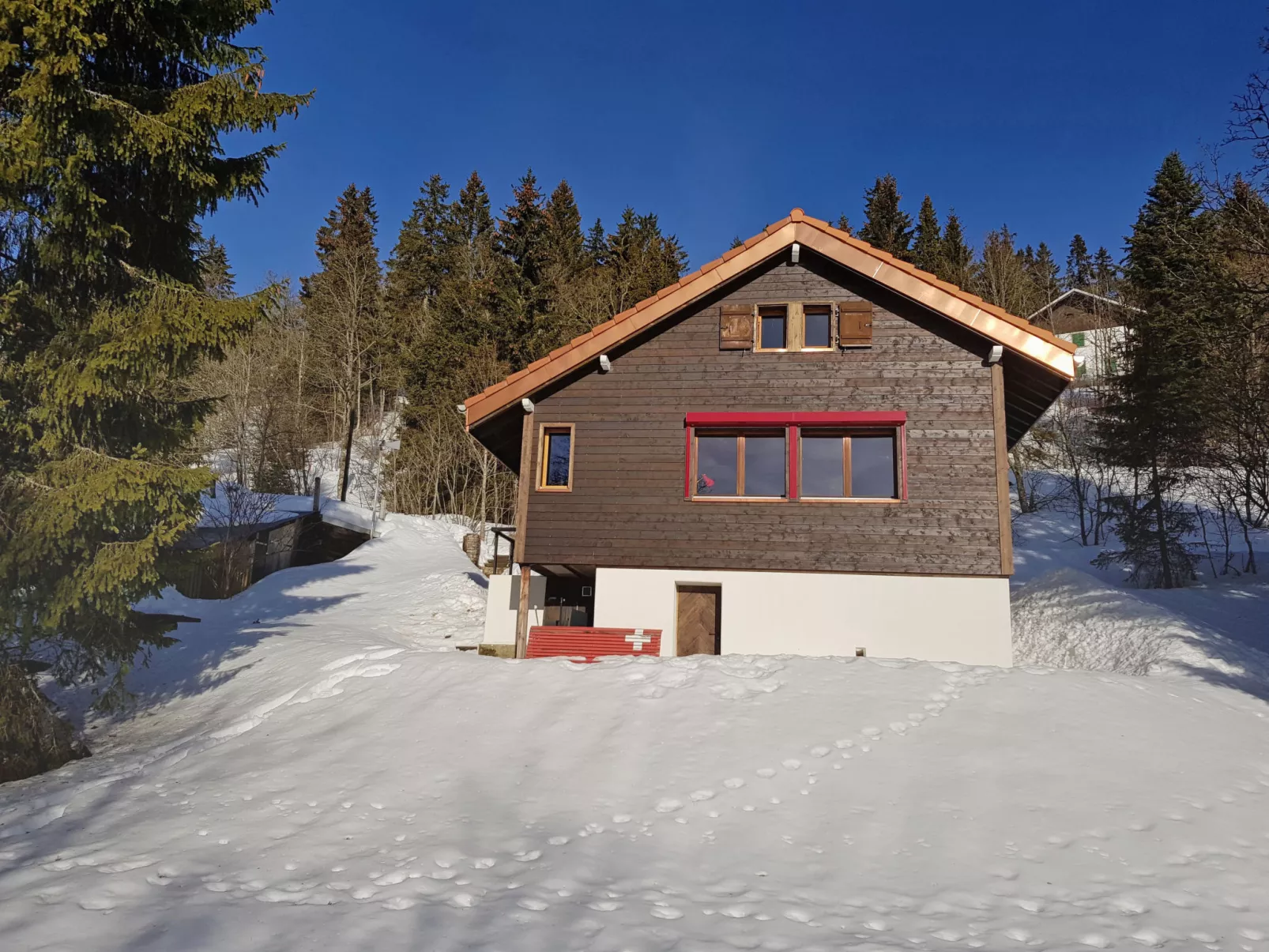 Chalet de la Vue des Alpes-Buiten