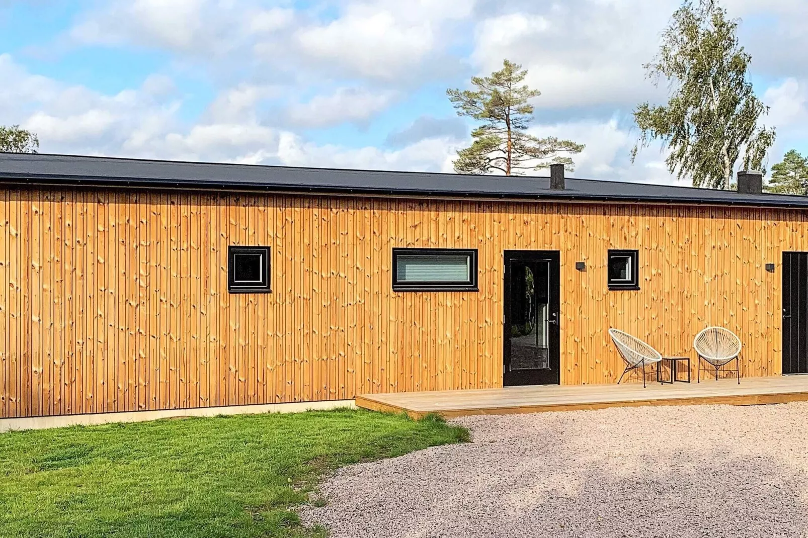 Moderne Lakeside Retreat-By Traum-Buitenlucht