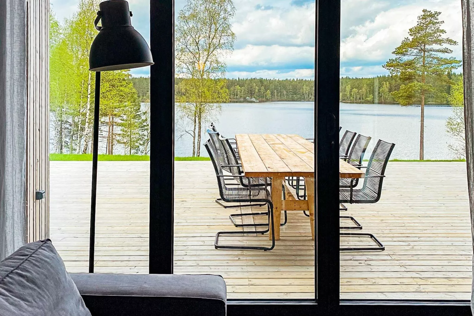 Moderne Lakeside Retreat-By Traum-Binnen