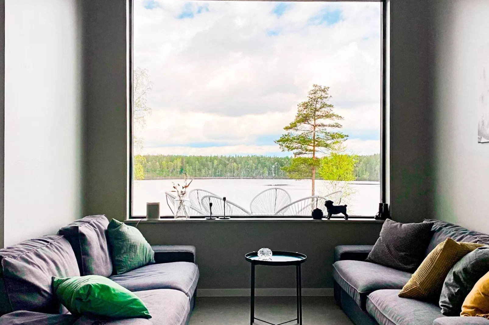 Moderne Lakeside Retreat-By Traum-Binnen