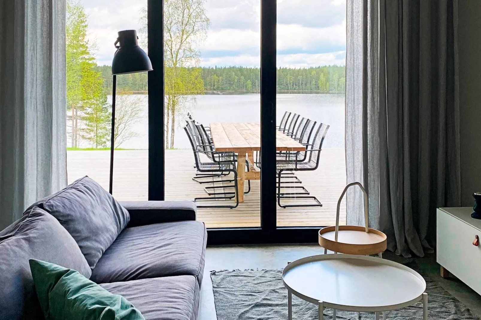 Moderne Lakeside Retreat-By Traum-Binnen