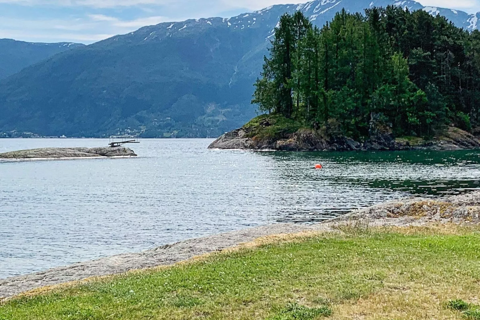 Strandparadijs in Hardangerfjord-By Traum-Buitenlucht