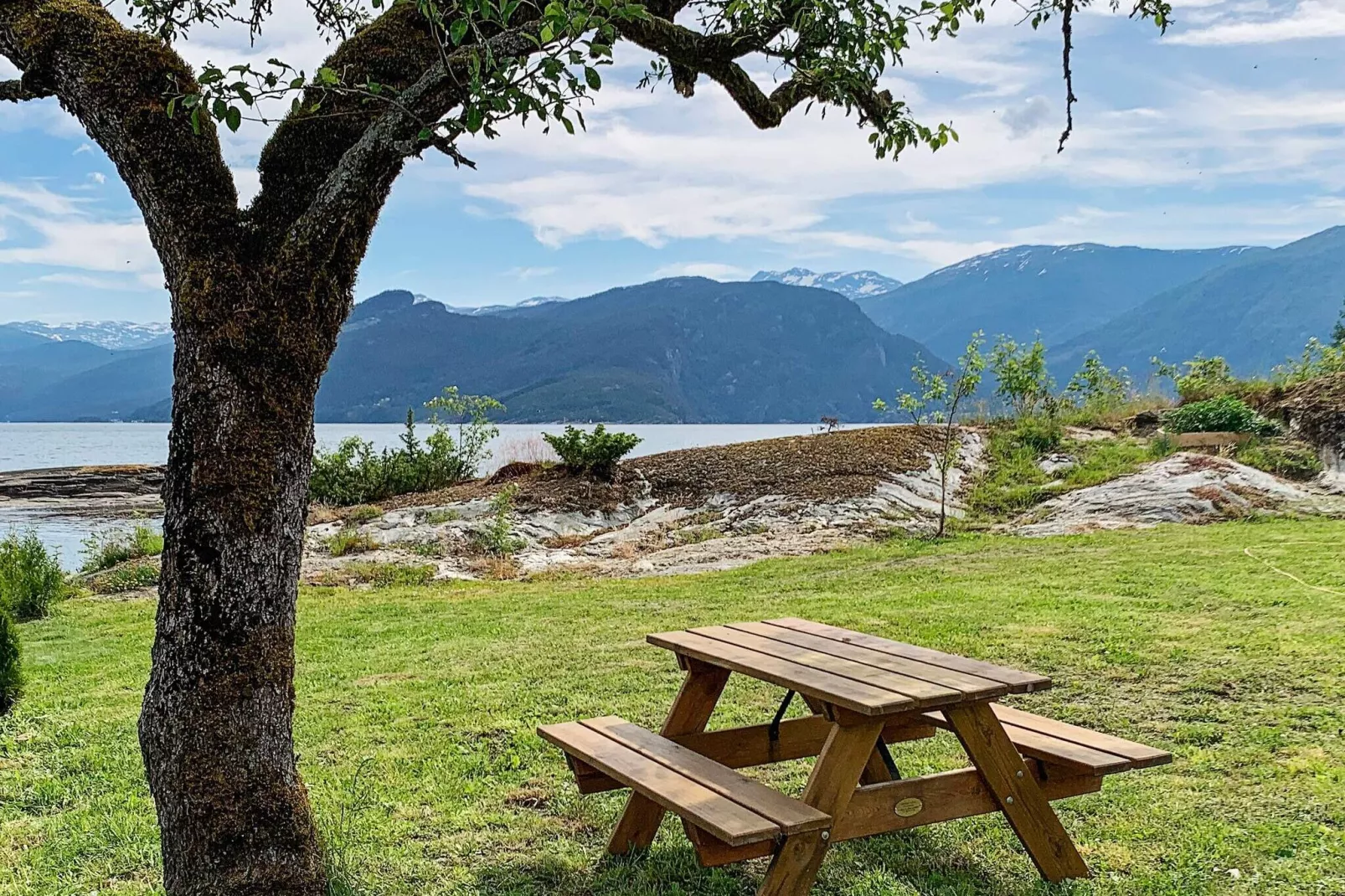 Strandparadijs in Hardangerfjord-By Traum-Buitenlucht