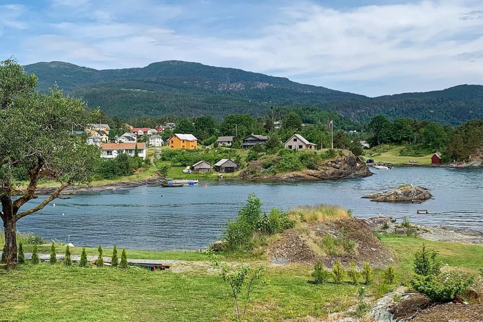 Strandparadijs in Hardangerfjord-By Traum-Buitenlucht