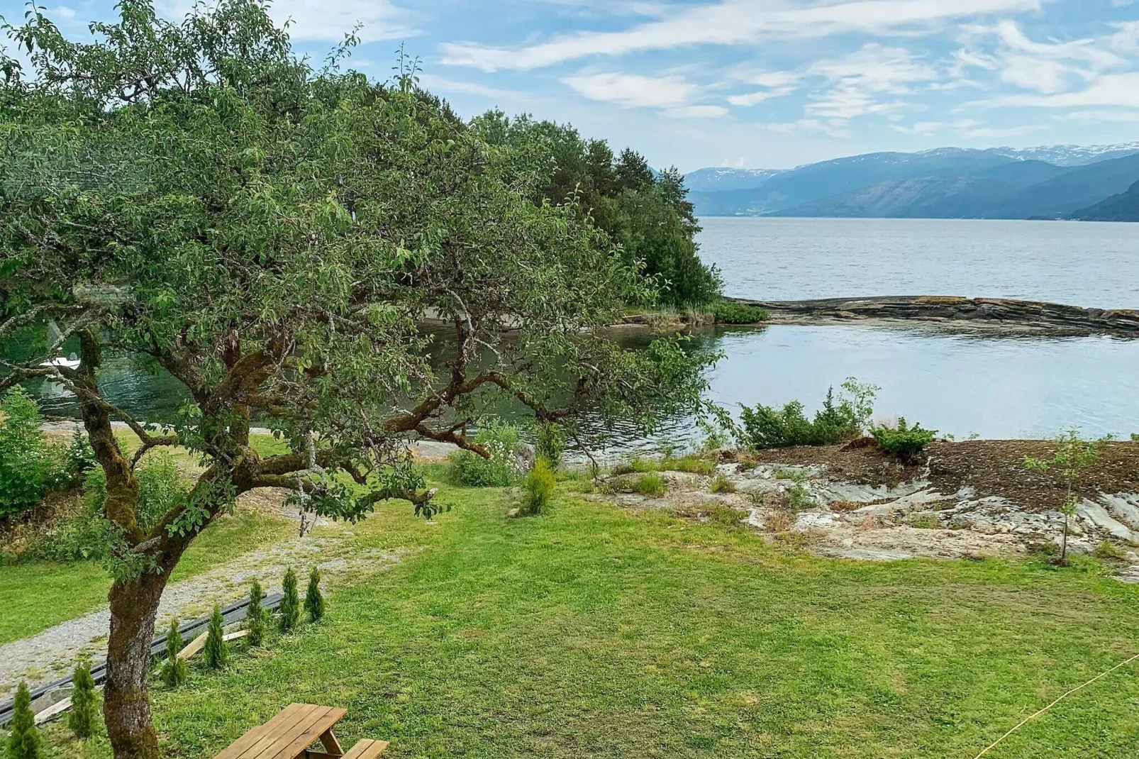 Strandparadijs in Hardangerfjord-By Traum-Binnen