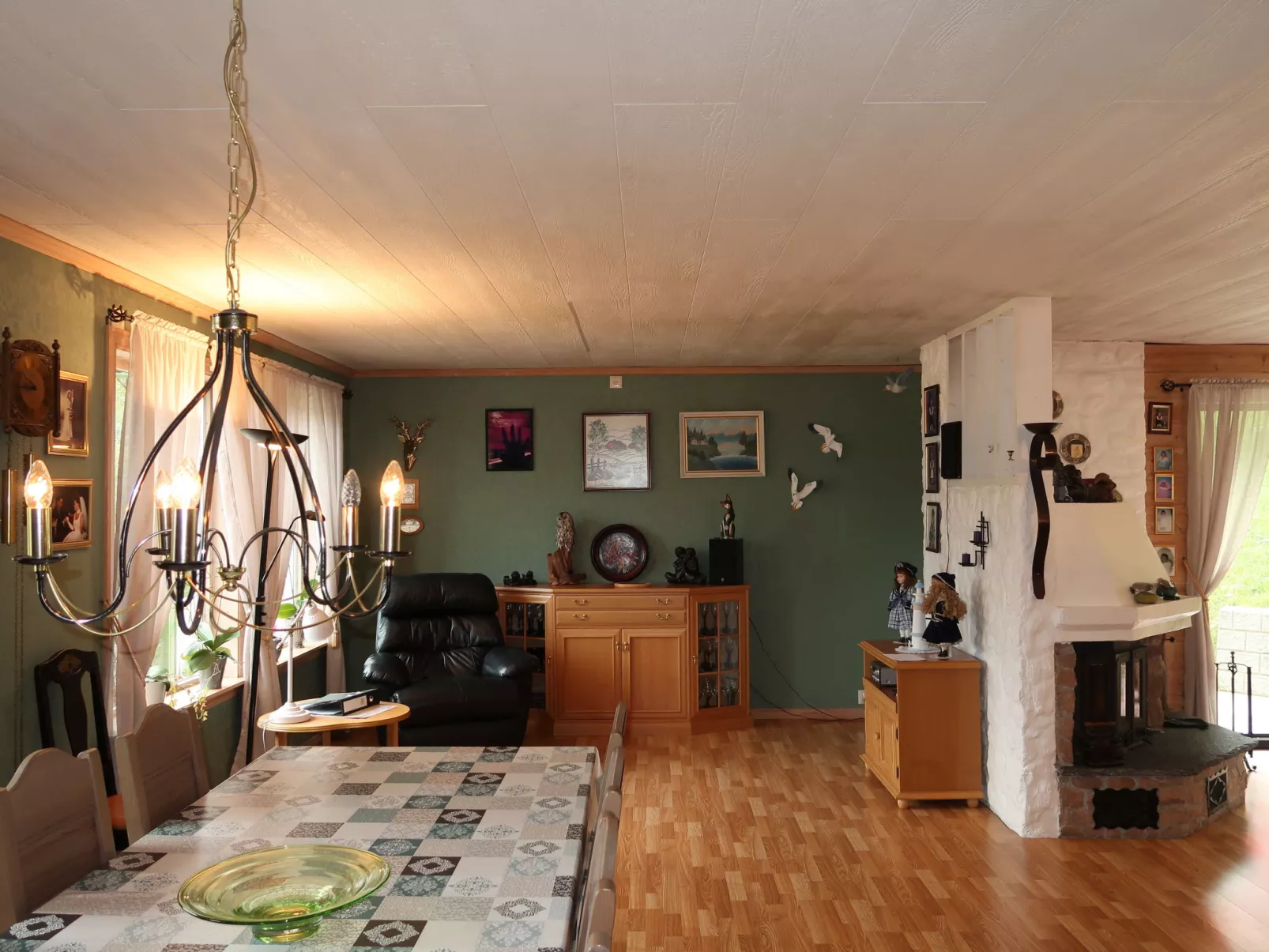 Gule huset-Binnen