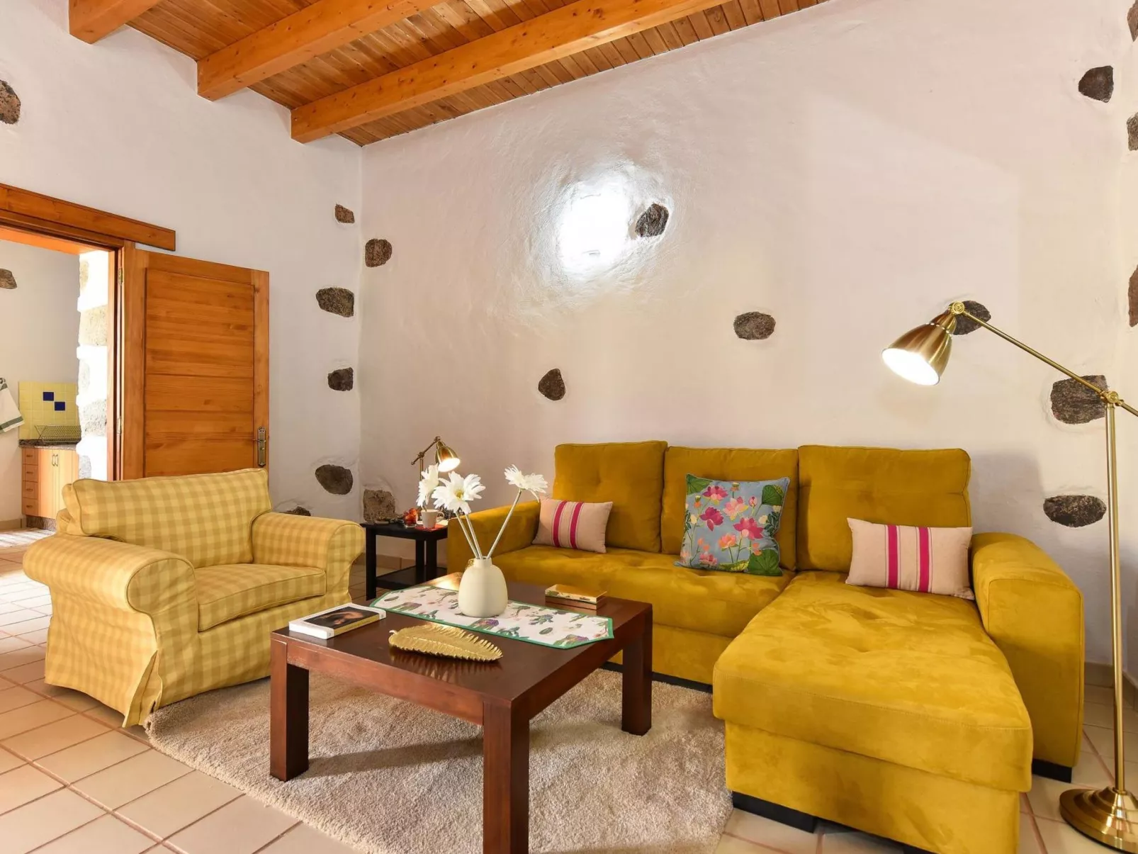 Los Algodones Cottage with Pool-Binnen