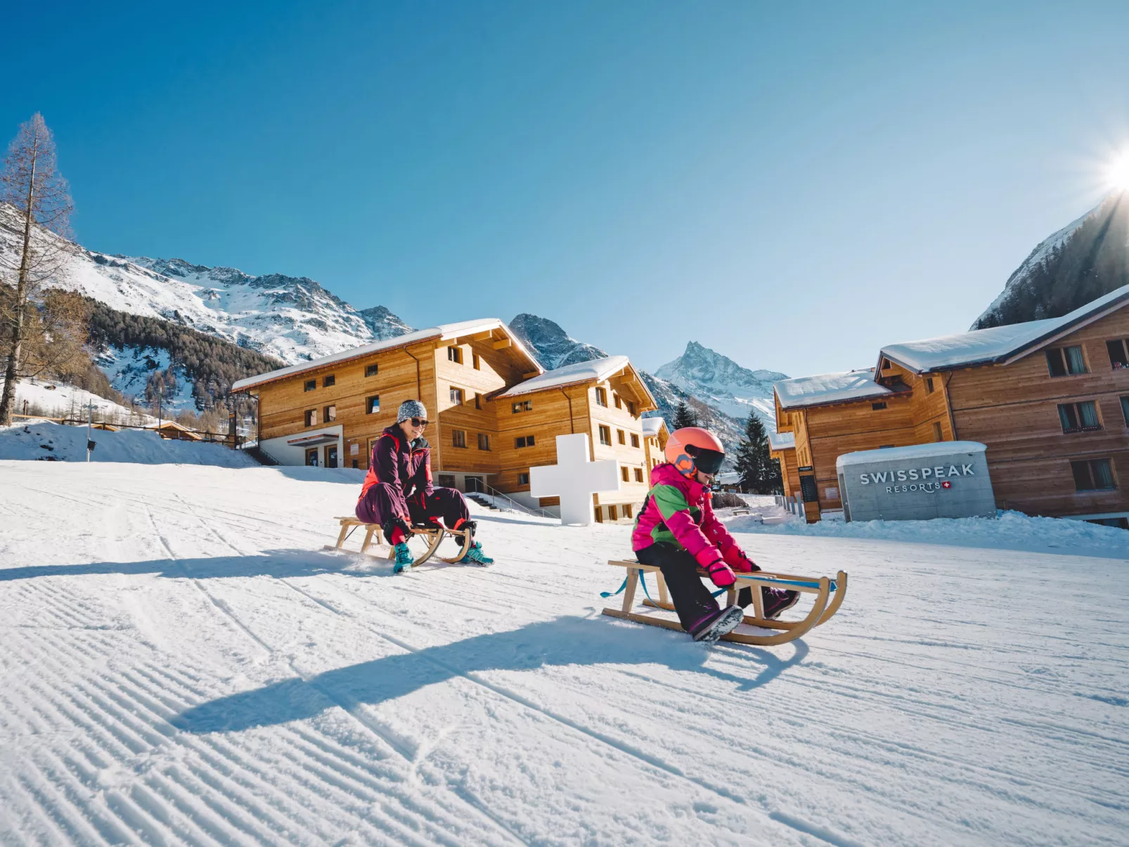 SWISSPEAK Resorts Zinal-Buiten