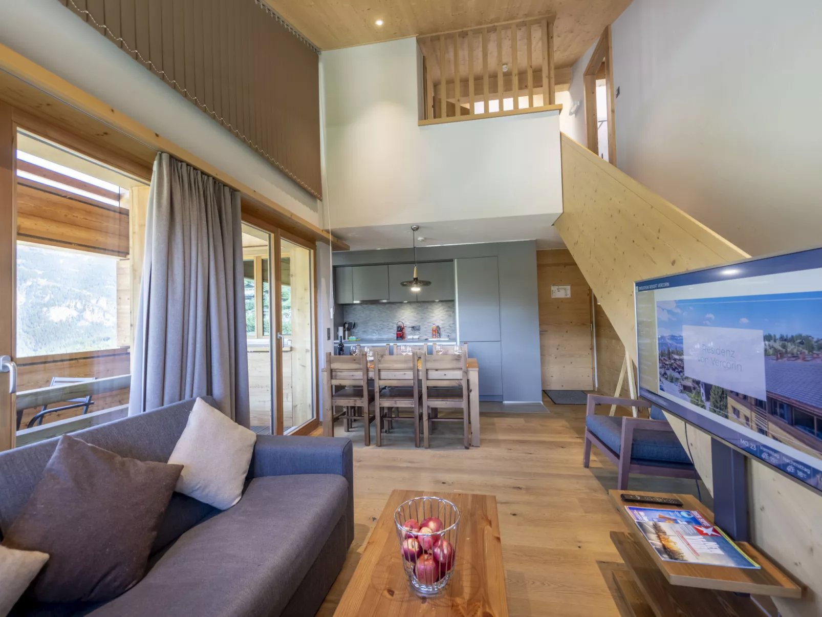 SWISSPEAK Resorts 3 pièces duplex balcon-Binnen