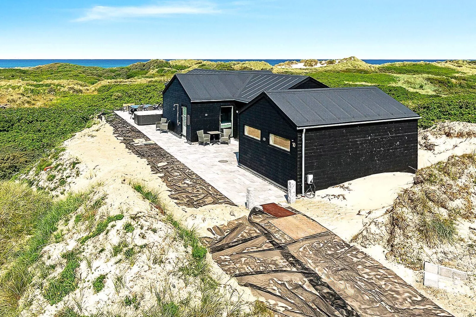 10 persoons vakantie huis in Løkken-Uitzicht