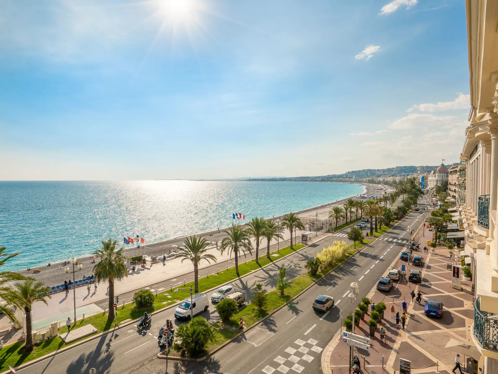 Les Yuccas Promenade des Anglais-Omgeving