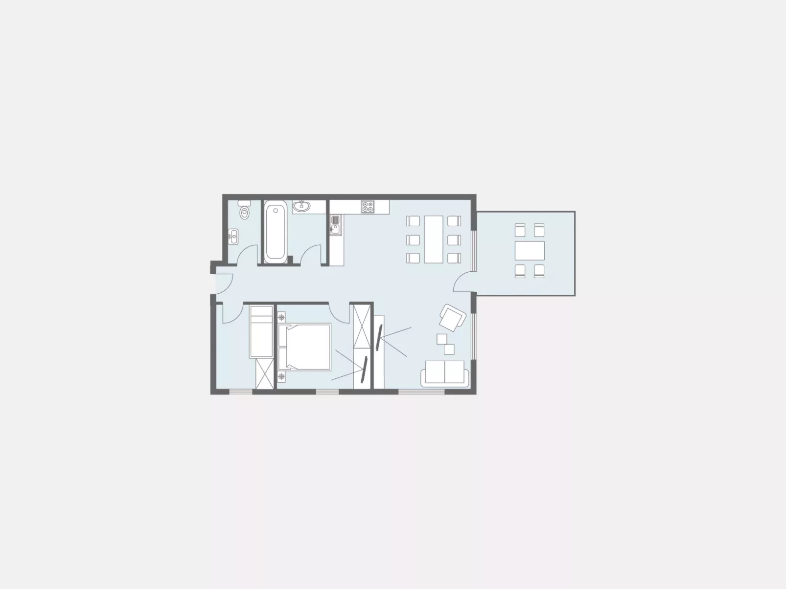Bergschnucke Homes-Binnen