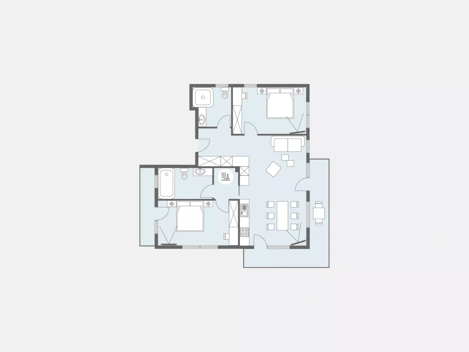 Bergschnucke Homes-Binnen