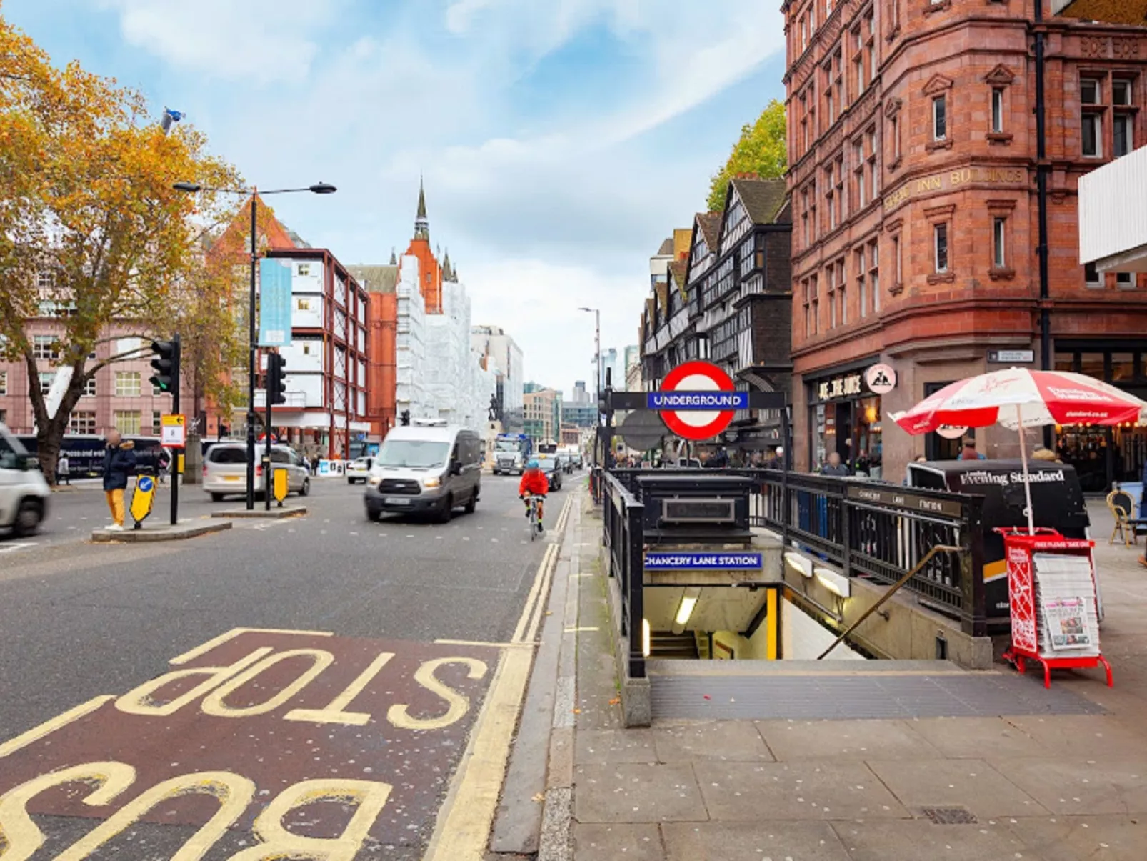 Chancery Lane, Central London-Buiten