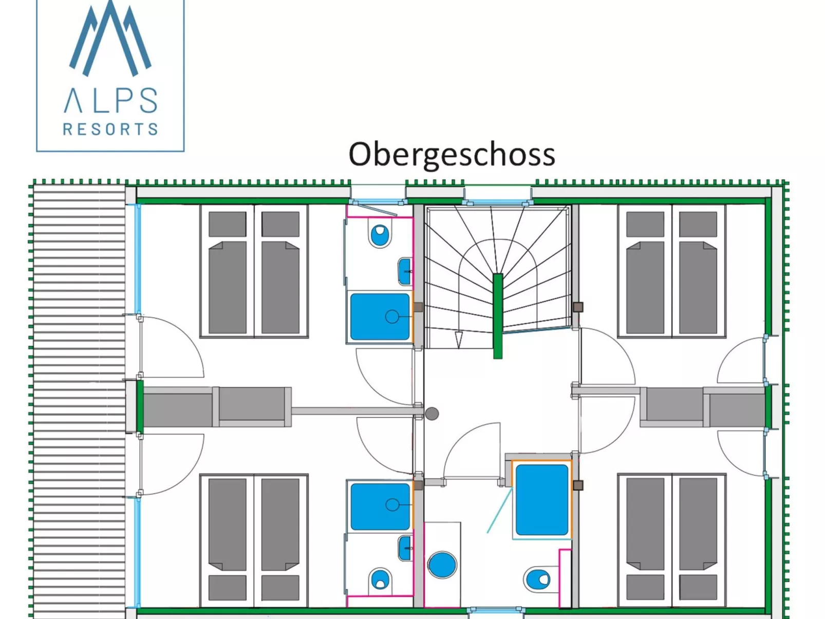 Mit 4 Schlafzimmern mit Sauna-Buiten