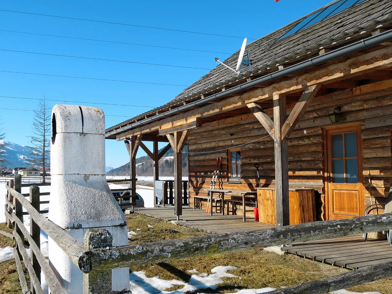 Steiners Blockhütte-Buiten