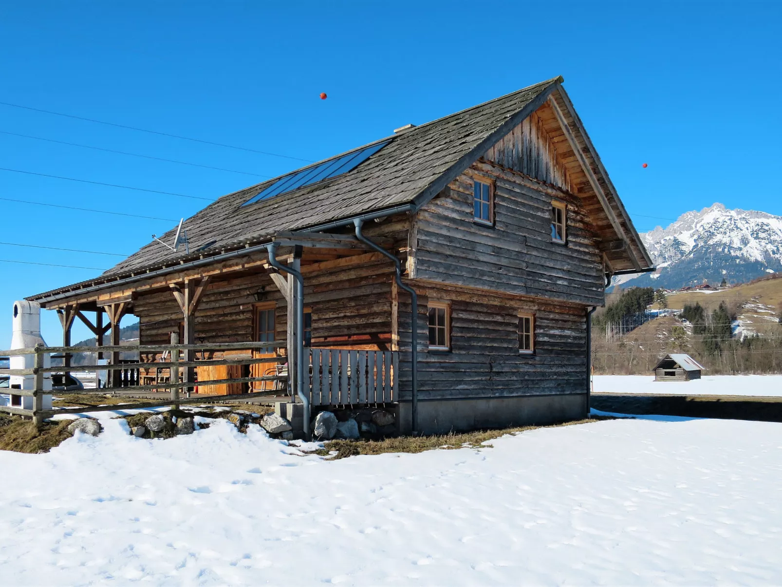 Steiners Blockhütte-Buiten