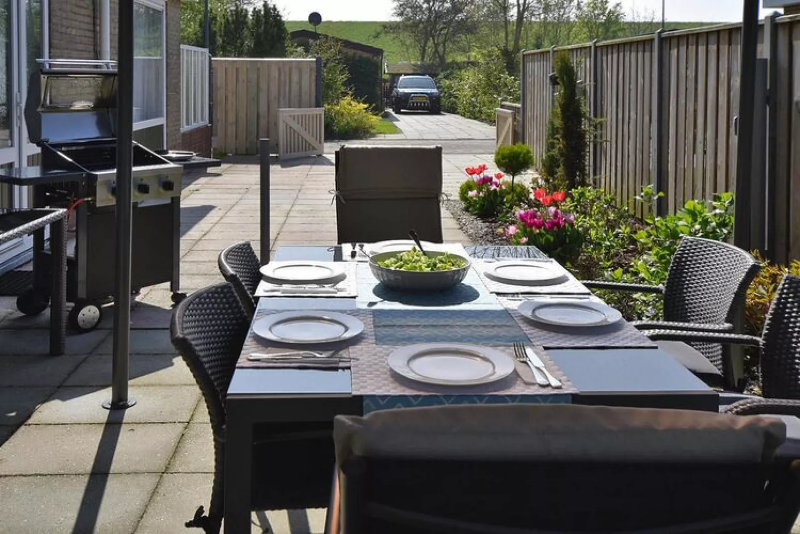 Holiday home, Baarland--Terras
