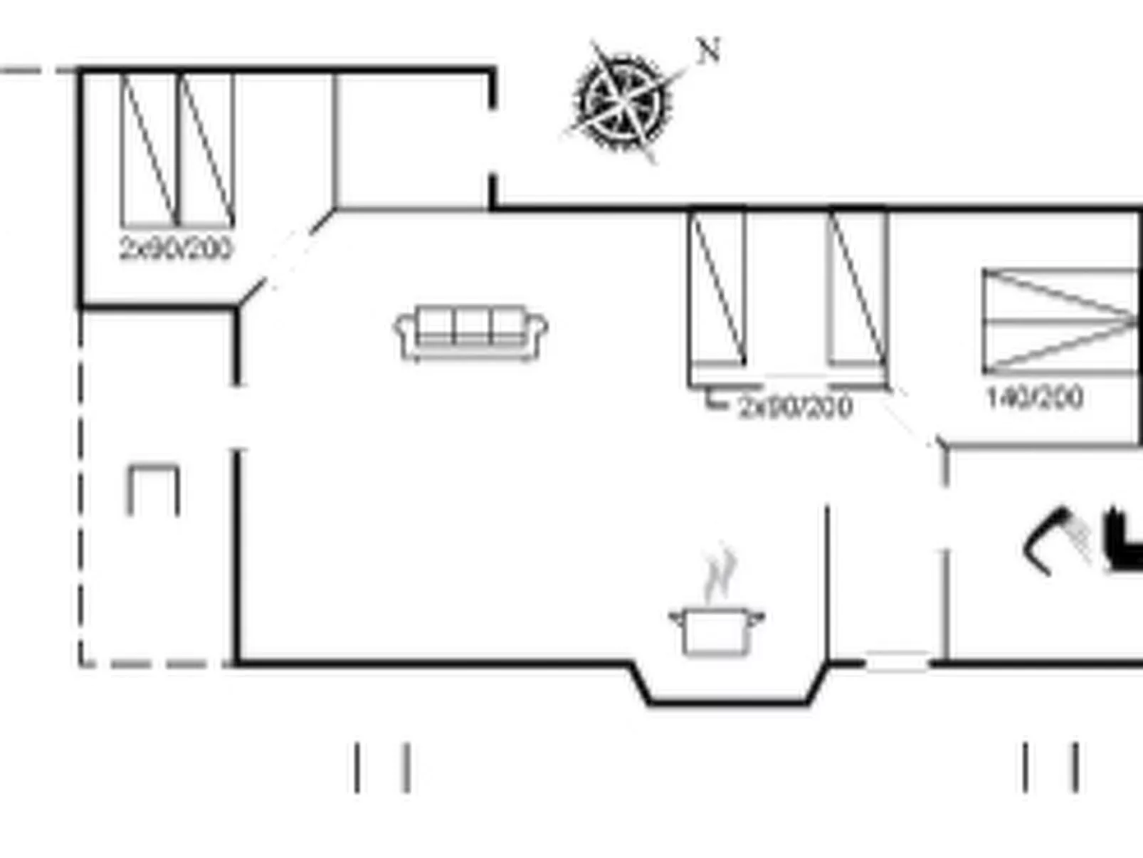 "Caia" - 375m from the sea-Binnen