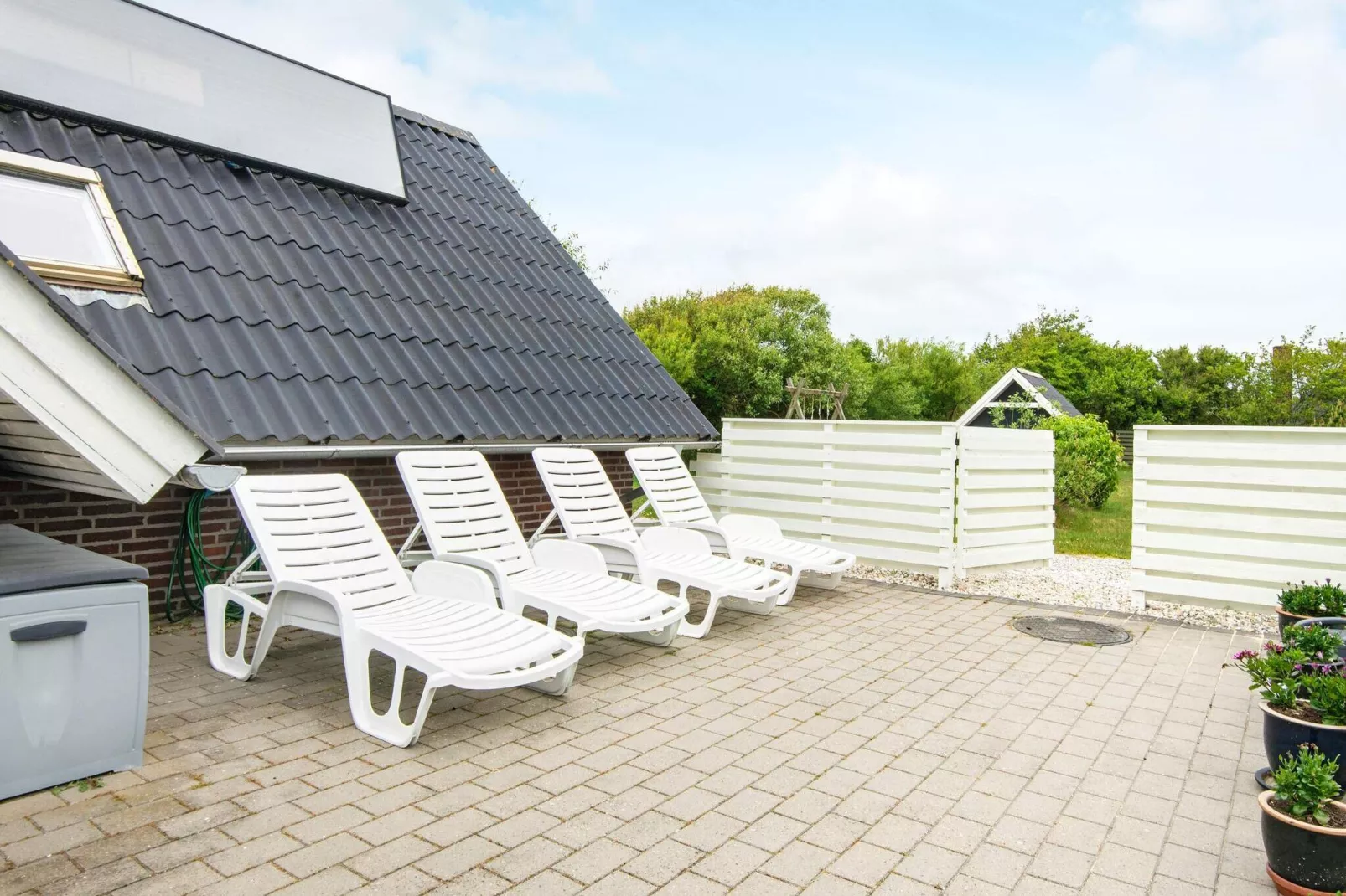 Fantastisch vakantiehuis in Ringkøbing met speeltoestellen-Uitzicht