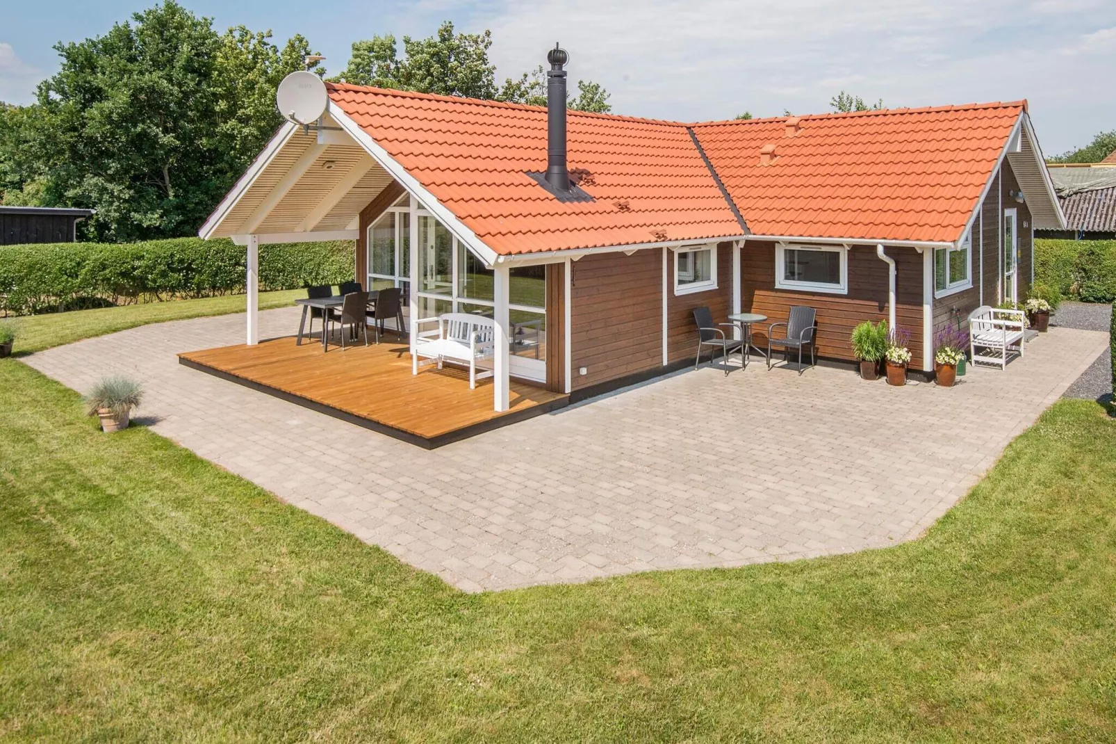 Modern vakantiehuis in Bjert op Jutland met sauna