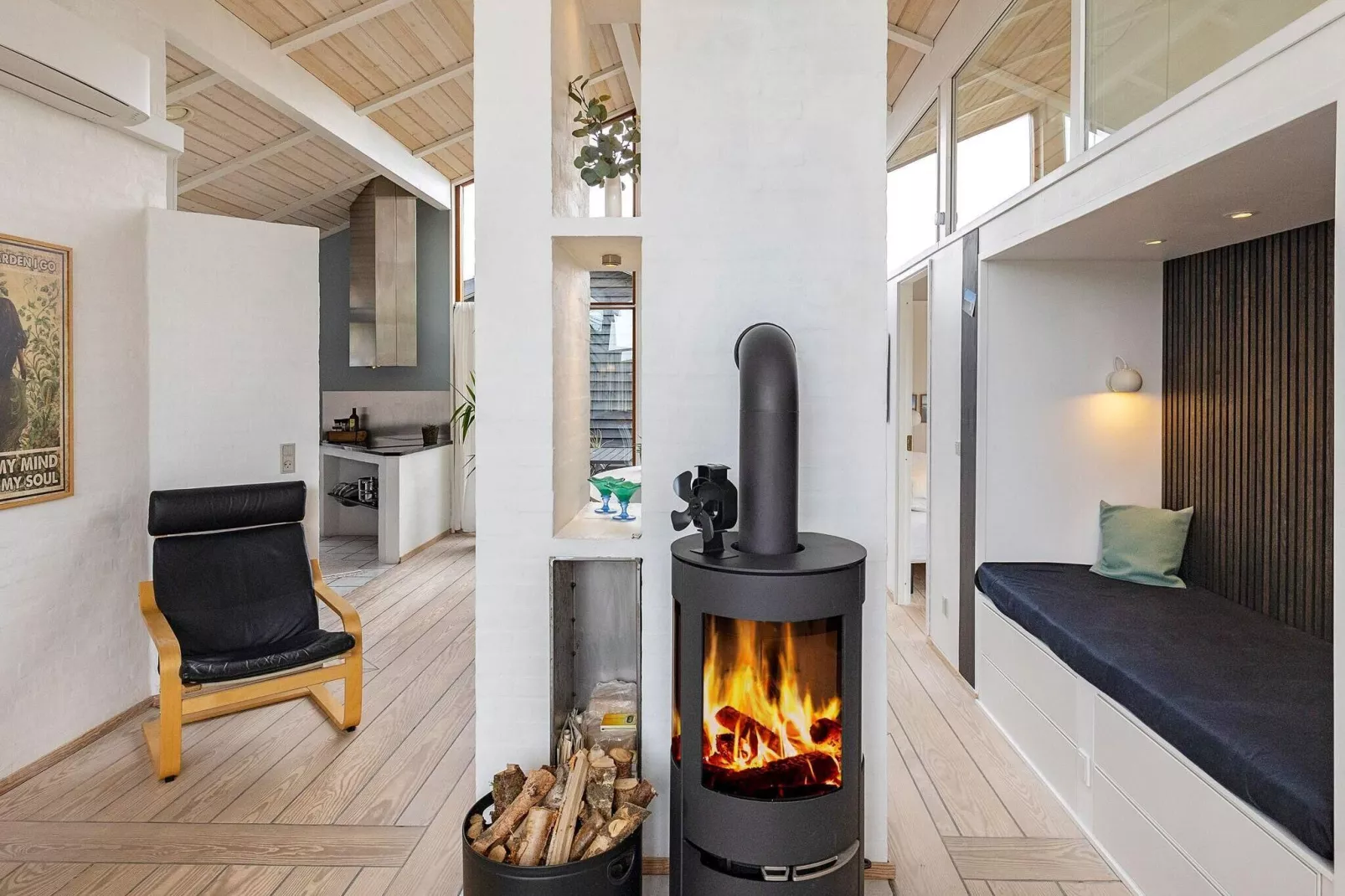 Mooi vakantiehuis in Lønstrup op Jutland met sauna-Binnen