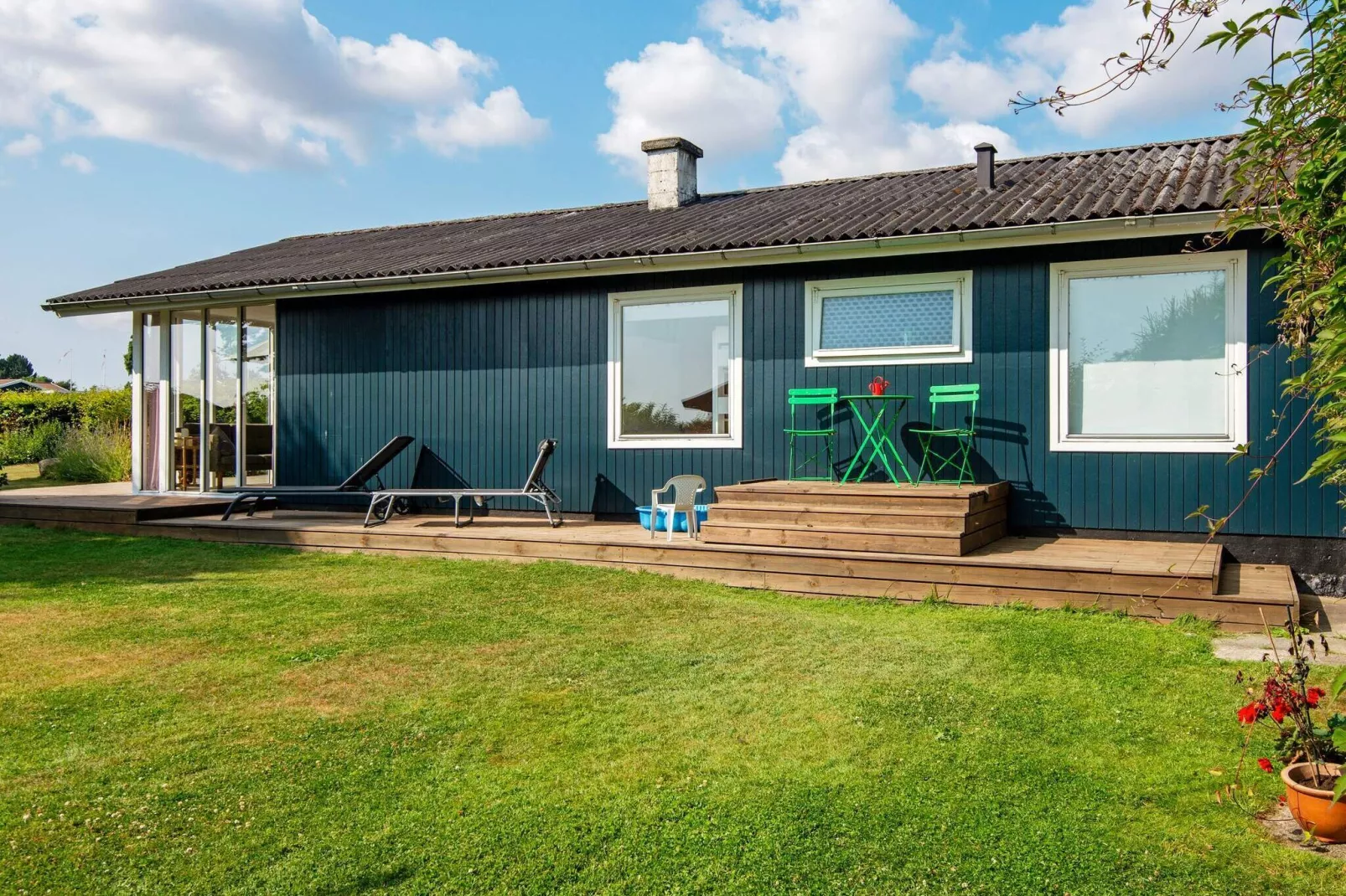 7 persoons vakantie huis in Rønde-Uitzicht