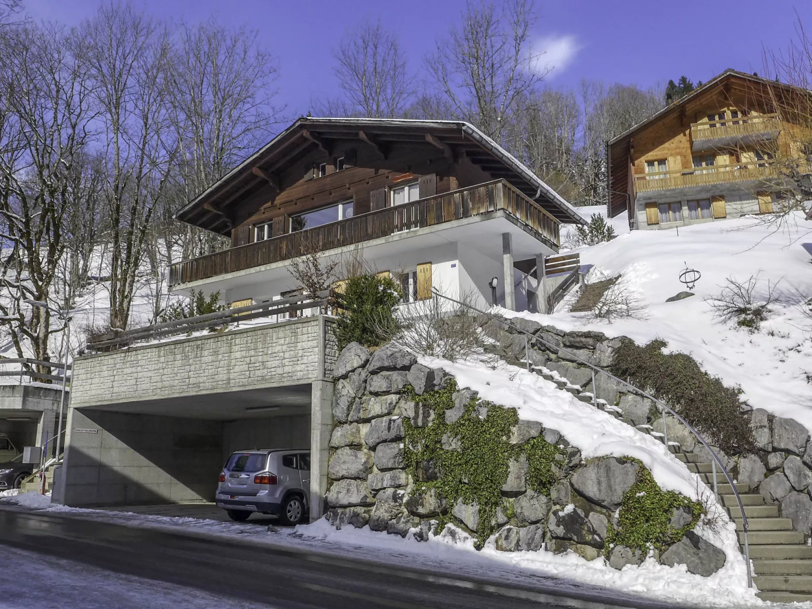 Chalet Holzwurm-Buiten