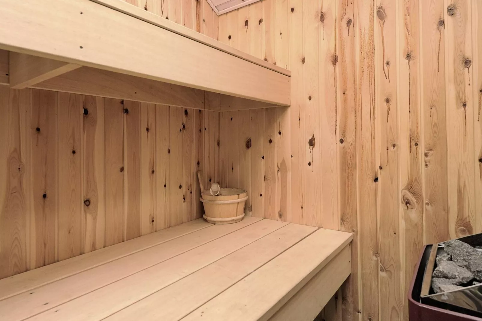 Ruim vakantiehuis in Fårvang met sauna-Sauna