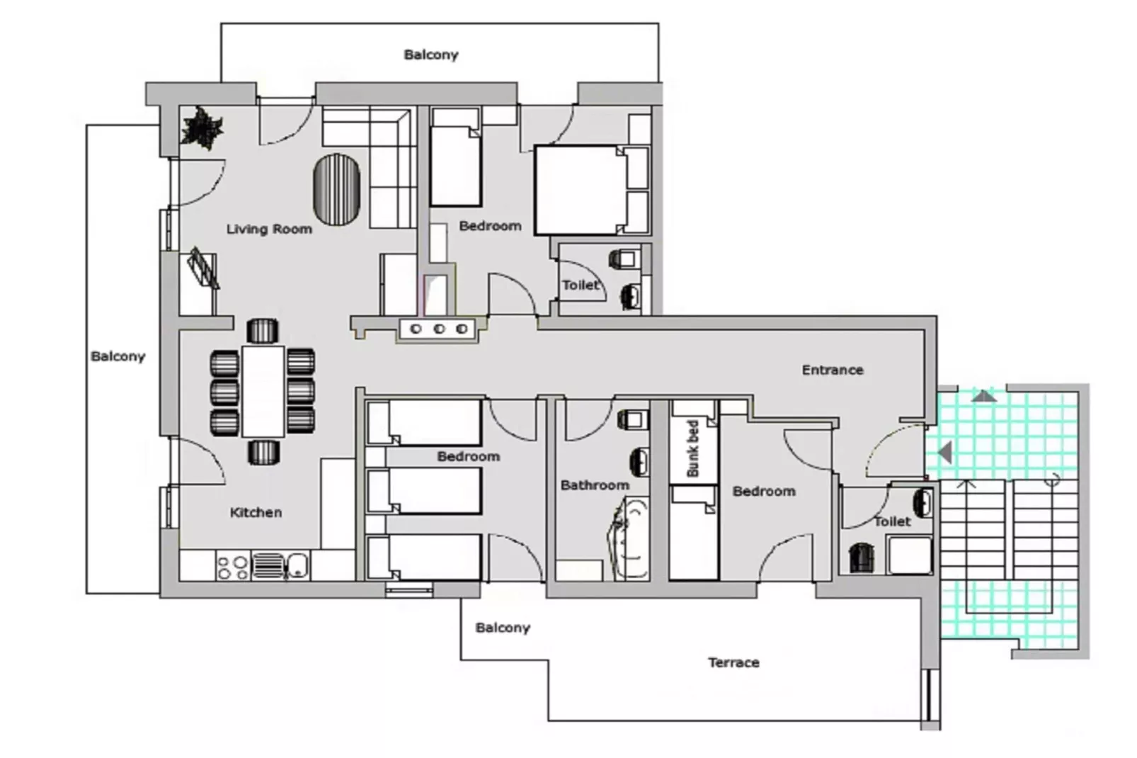 A3D Alpenhof-Plattegrond