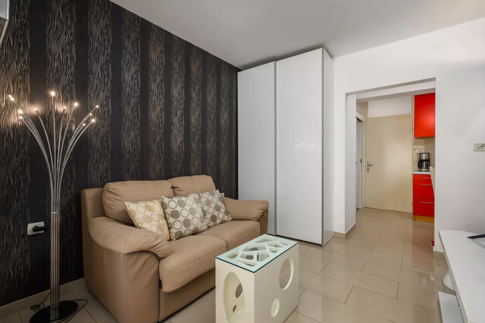 Premium Apartment Bianca-Woonkamer