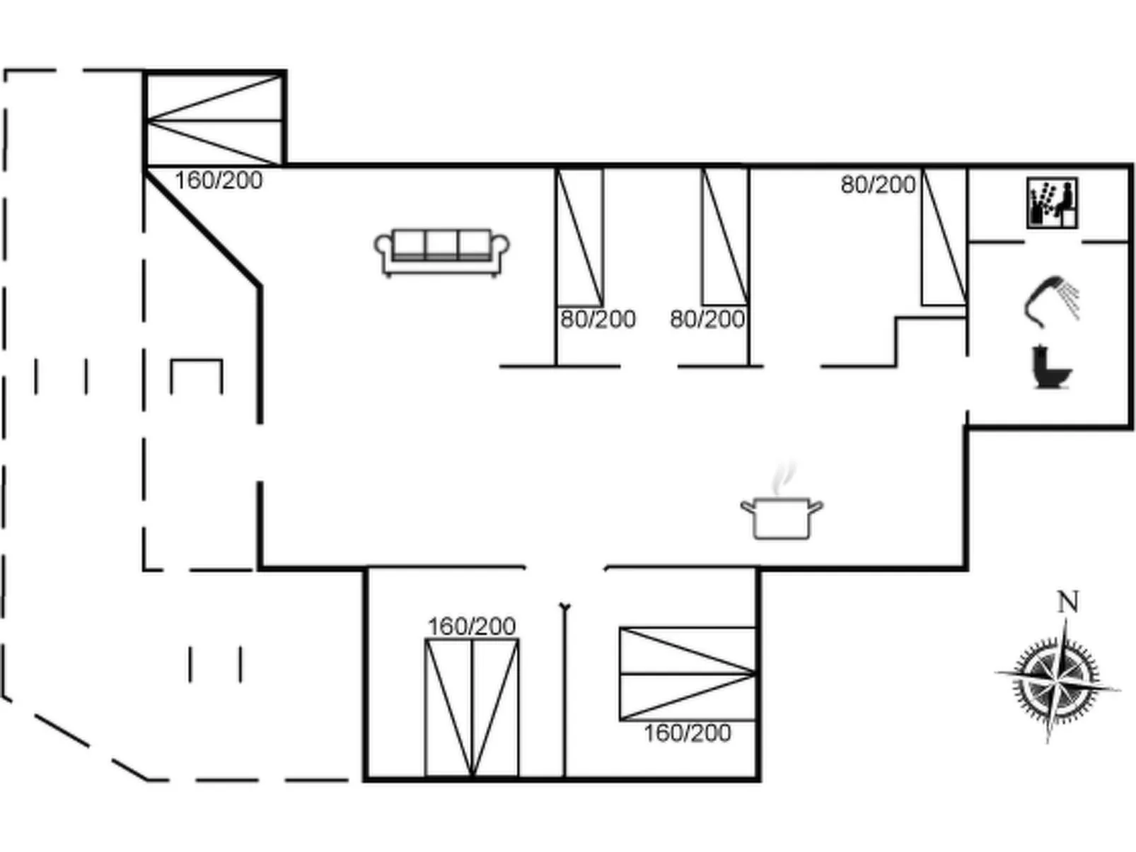 "Batsha" - 350m from the sea-Binnen
