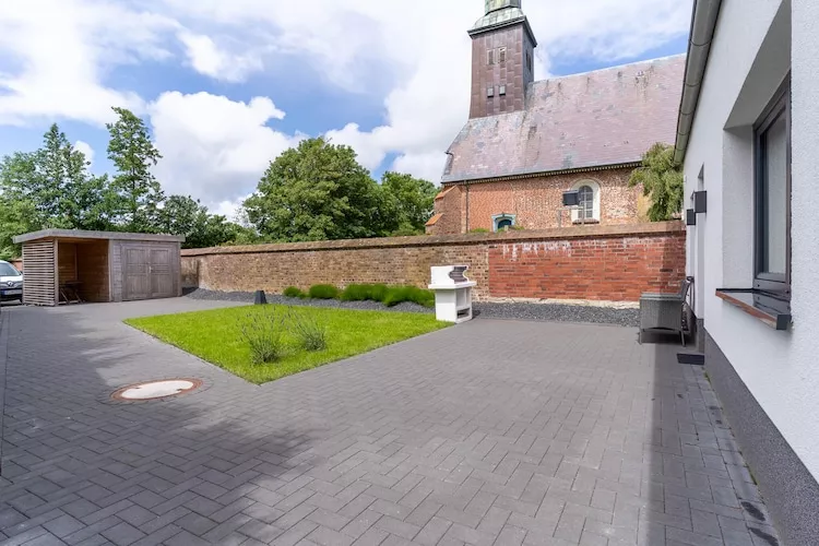 Ferienhaus Bi de Kark-Terrasbalkon